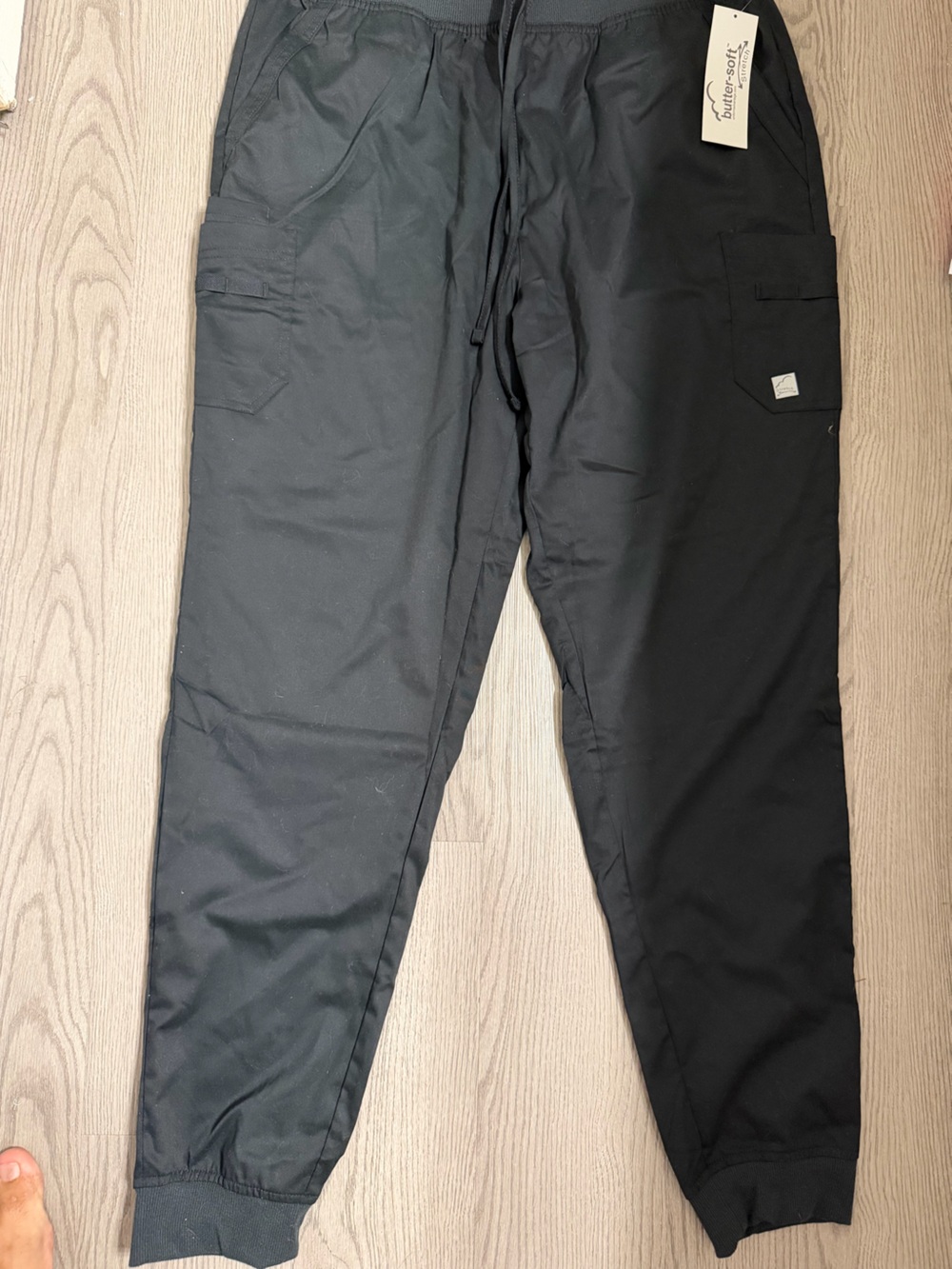 Butter Black Cargo Jogger Chinos